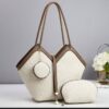 Luna Geometric Tote 3-Piece Set
