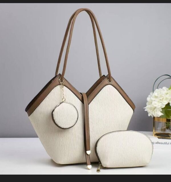 Luna Geometric Tote 3-Piece Set