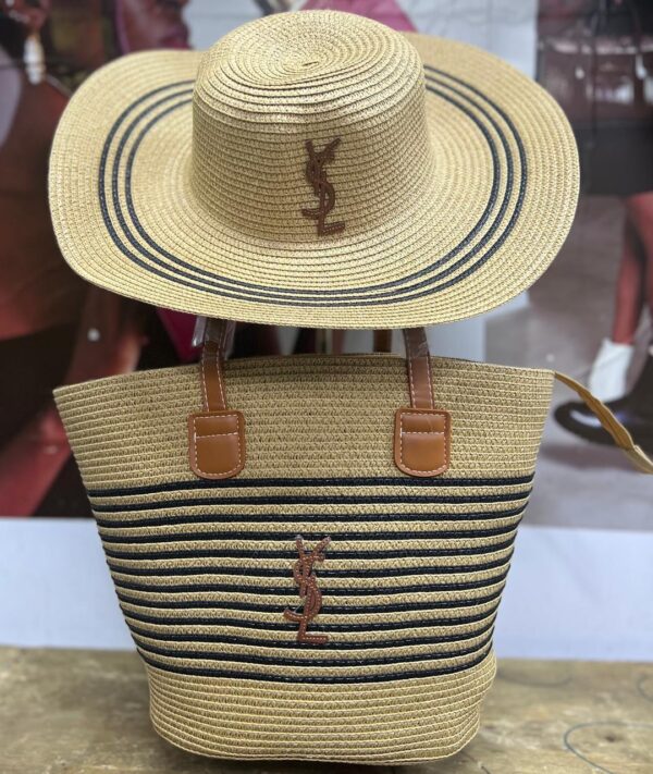 Sunkissed Straw Tote & Hat Set