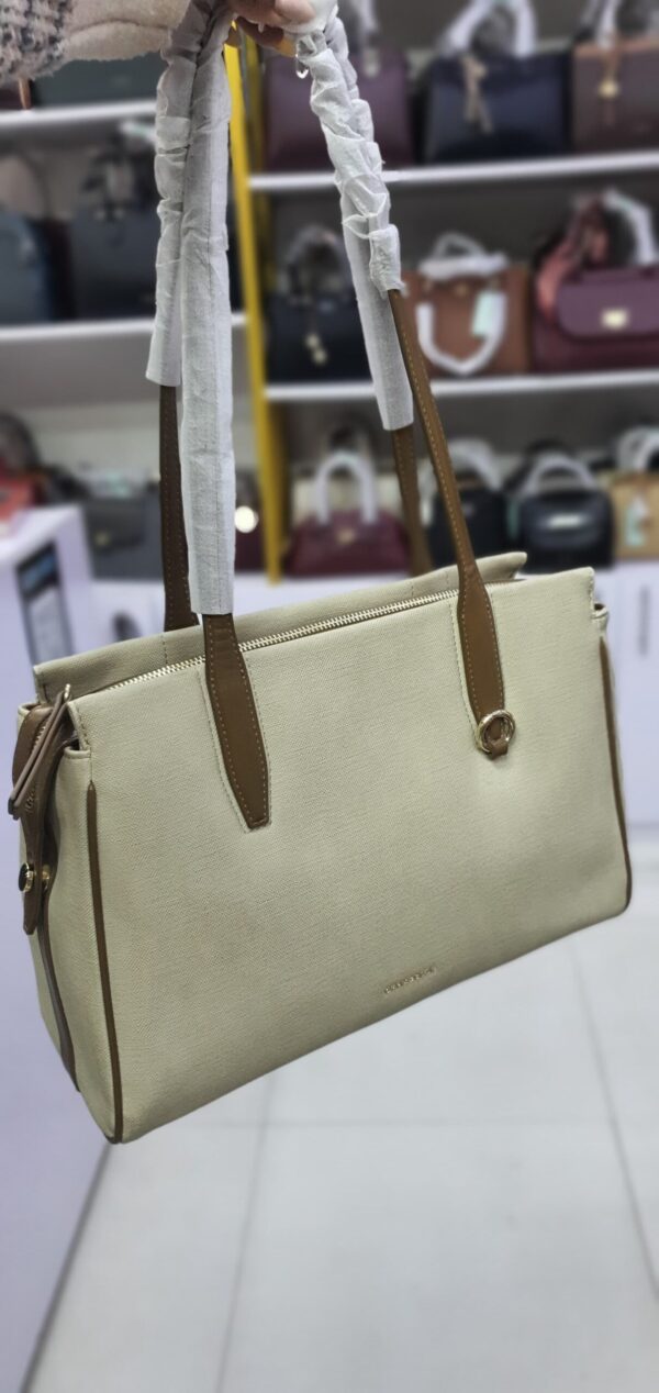 City Canvas Structured Tote Bag