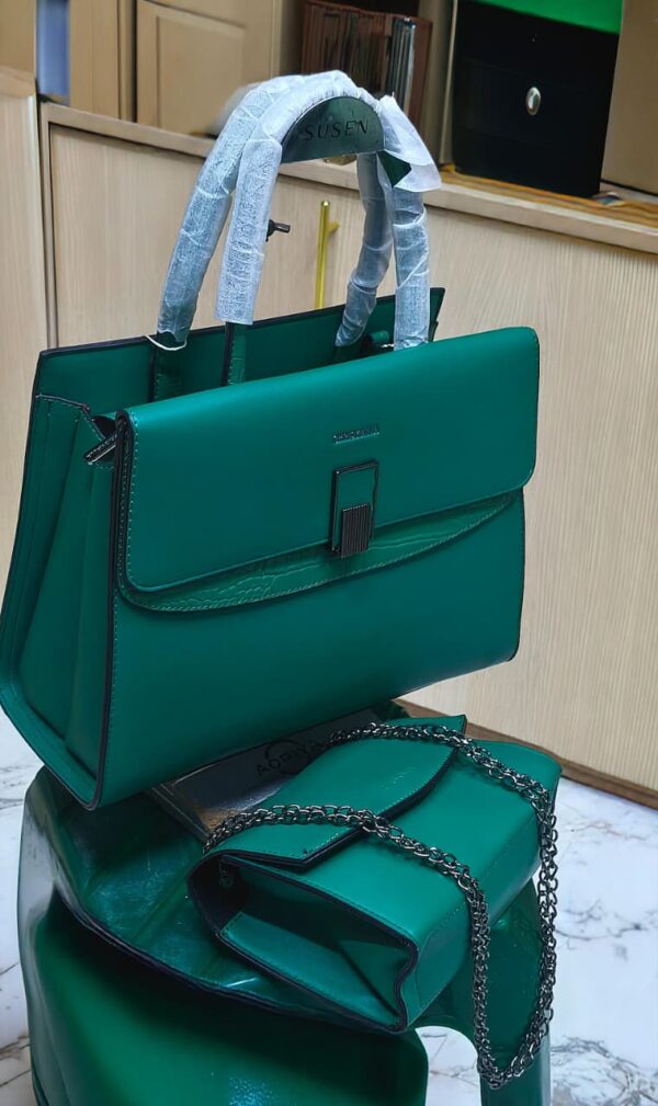 Chrisbella Executive Duo Set – Satchel + Chain Sling