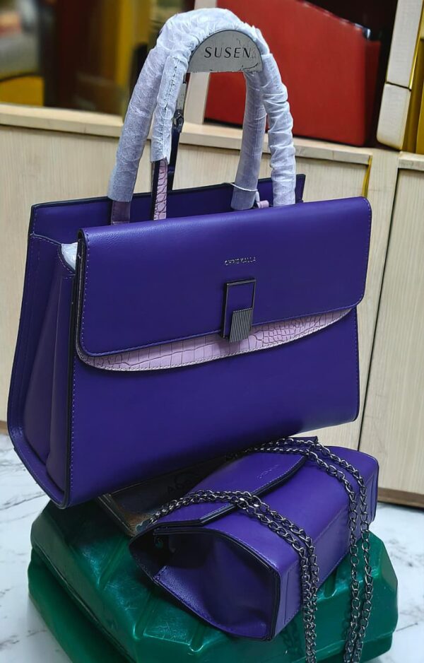 Chrisbella Executive Duo Set – Satchel + Chain Sling
