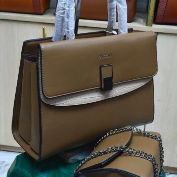 Chrisbella Executive Duo Set – Satchel + Chain Sling