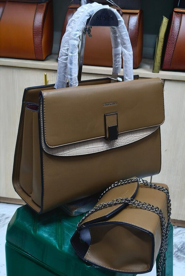 Chrisbella Executive Duo Set – Satchel + Chain Sling
