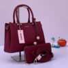 Structured office bag with chain