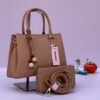 Structured office bag with chain