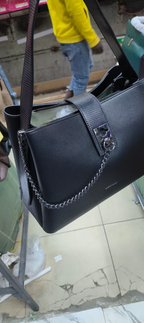 Chrisbella Colourblock Executive Bucket Bag