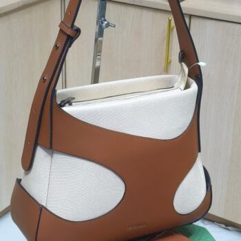 Susen Sculpted Canvas Hobo Set – Shoulder Bag + Wallet