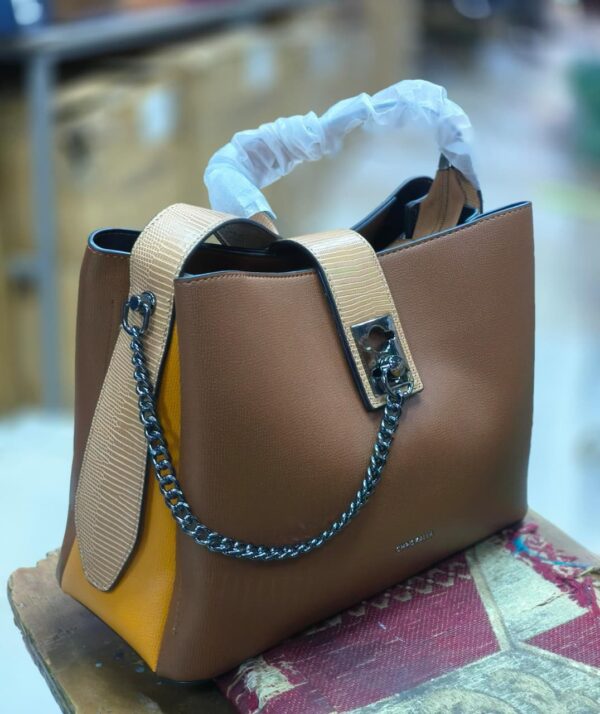 Chrisbella Colourblock Executive Bucket Bag