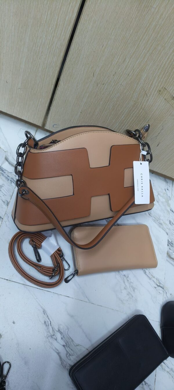 WhatsApp Image 2026-04-30 at 9.38.29 PM Chris Kalla Geometric Satchel Set – Handbag + Wallet