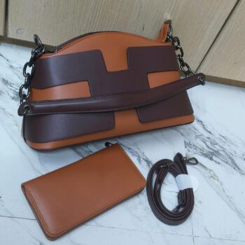 Chris Kalla Geometric Satchel Set – Handbag + Wallet