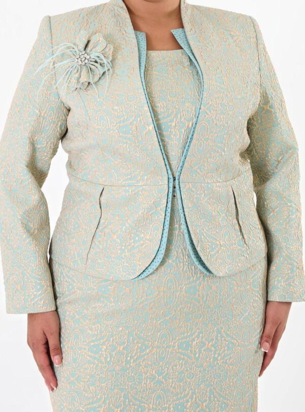 Rosalina Lilac Jacquard Occasion Suit Set