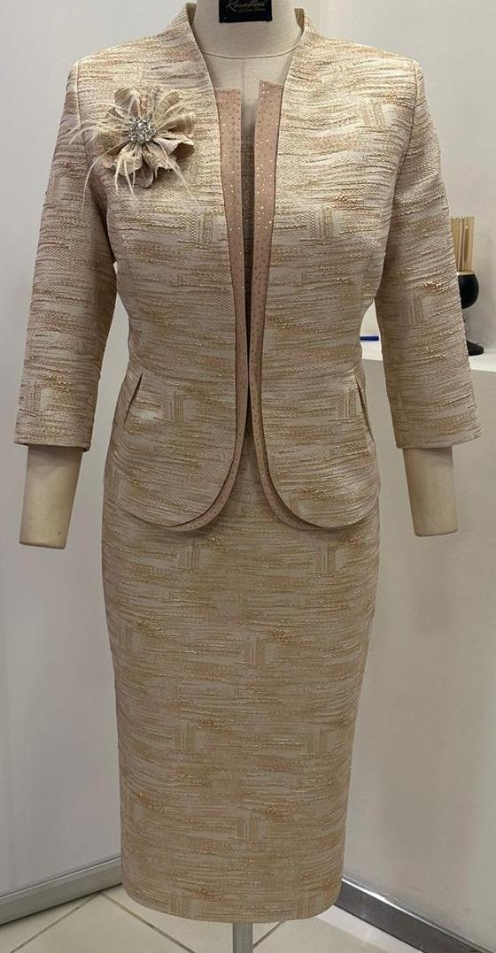 Rosalina Lilac Jacquard Occasion Suit Set