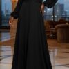 Royal Amethyst Empire Gown