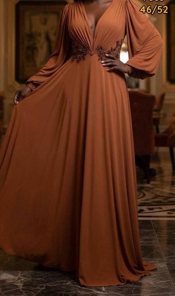 Royal Amethyst Empire Gown