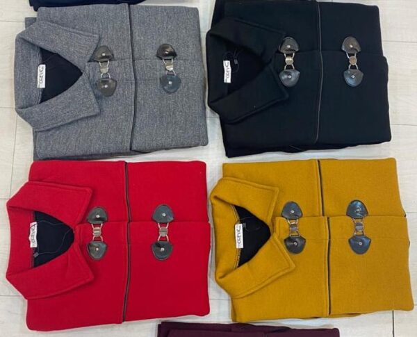 jackets-group Amber Duffle Toggle Knit Jacket